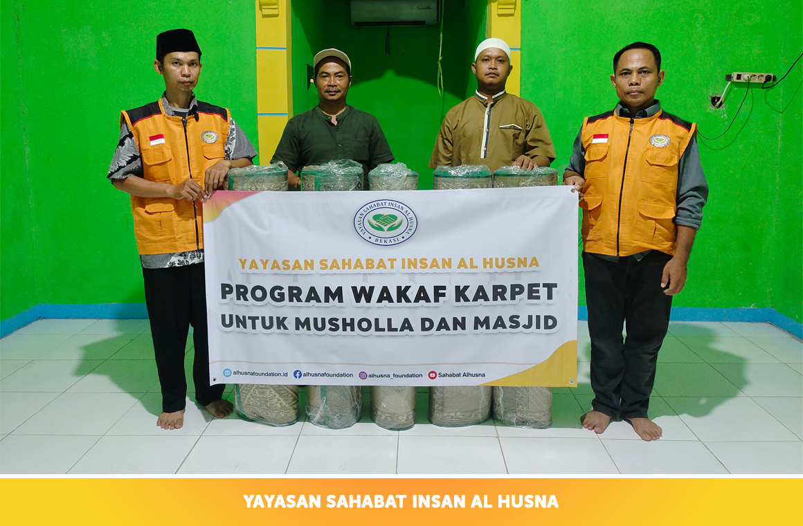 Penyaluran Wakaf Karpet Untuk Musholla Assaidiyah Cikarang Bekasi
